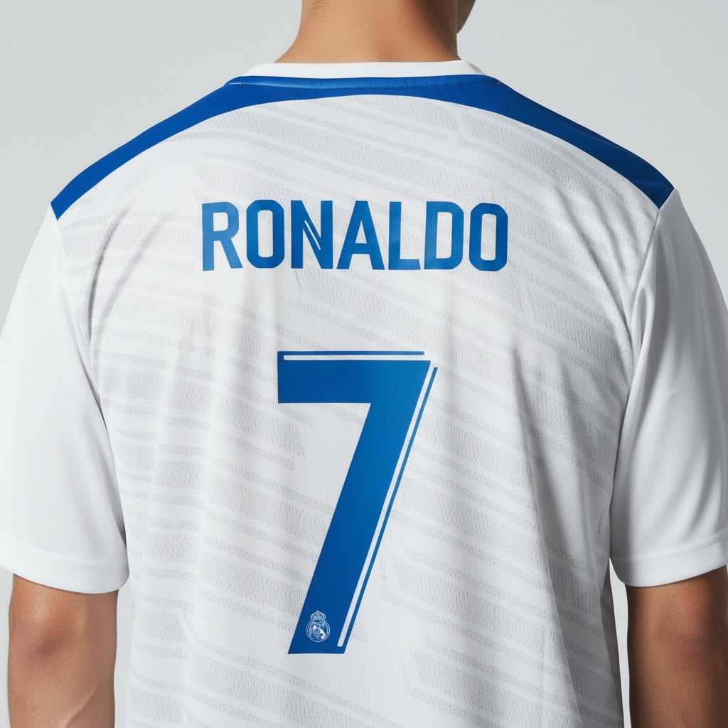 RETRO REAL MADRID HOME 2017/18 RONALDO JERSEY - Regular Edition