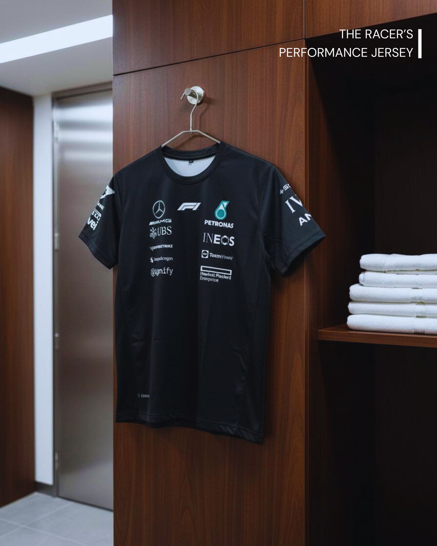 A F1 AMG PETRONAS MERCEDES BENZ 2025 DRY FIT JERSEY