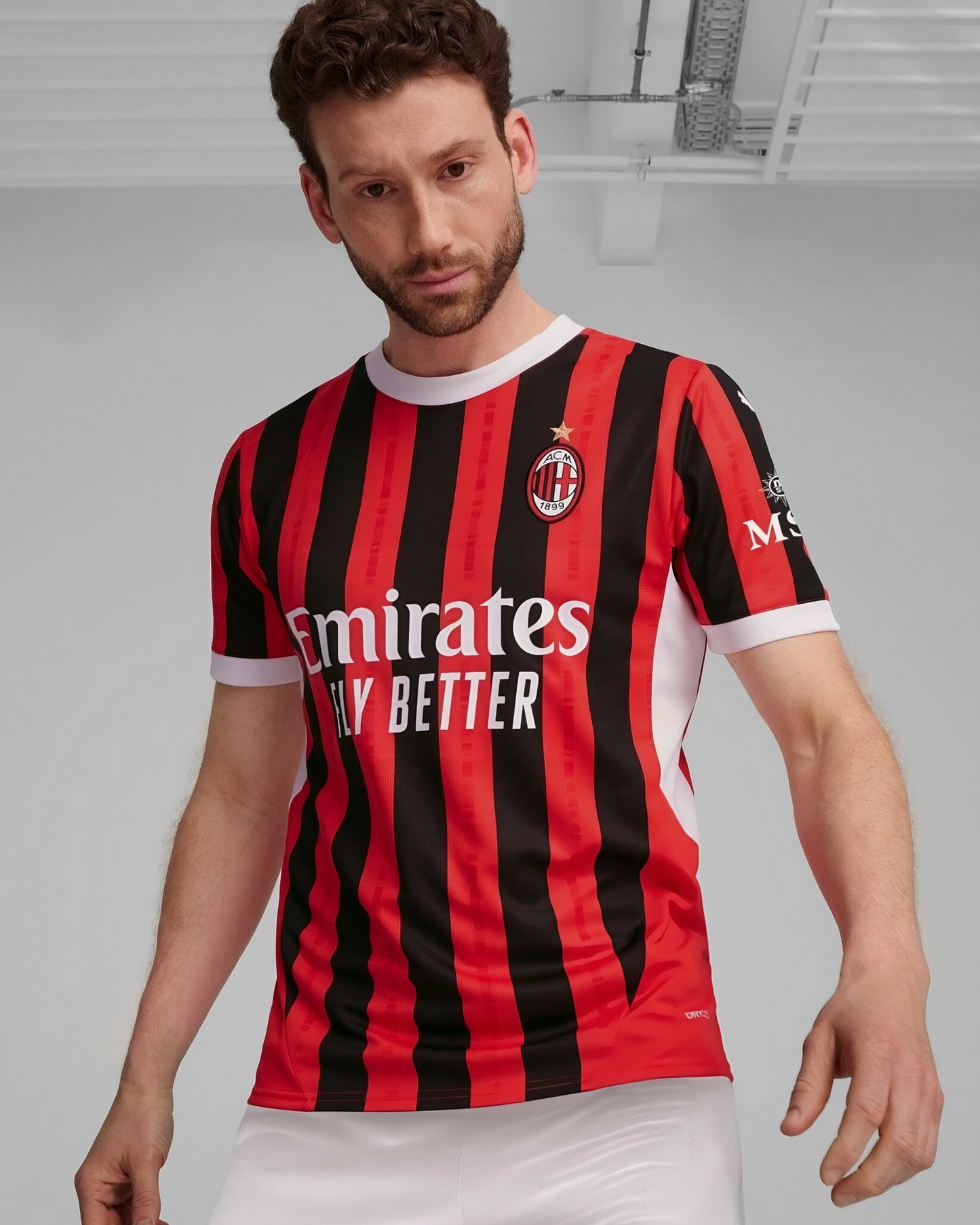 AC Milan Home 24-25 Football Jersey - Premium Stadium Version