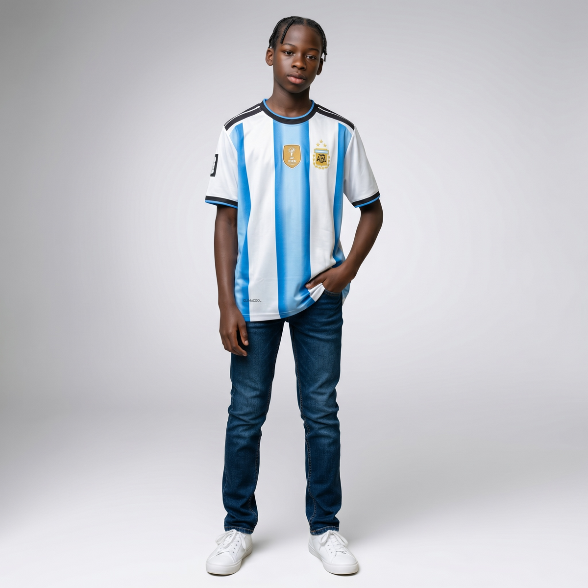 KIDS MESSI ARGENTINA JERSEY - Regular Edition