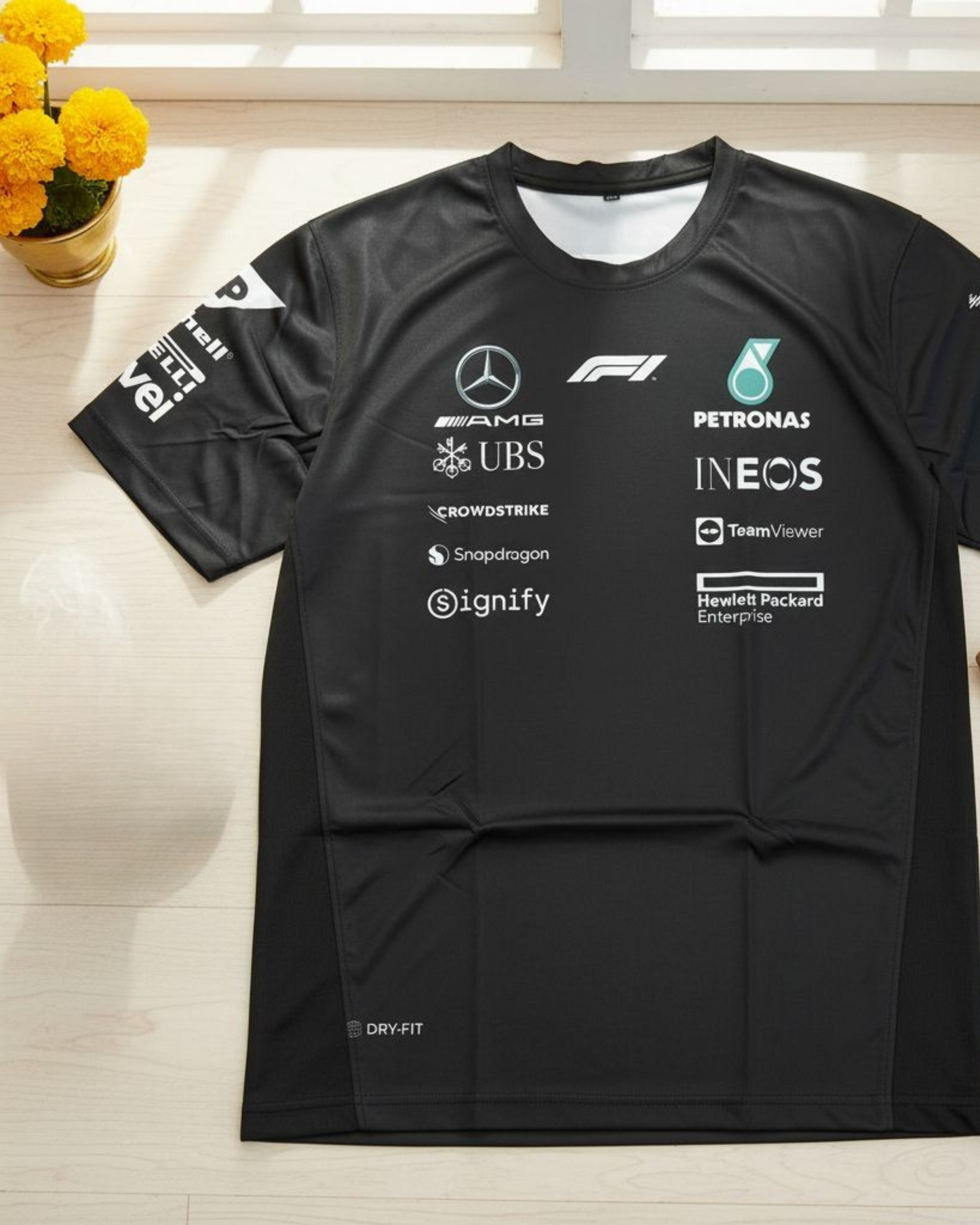 A F1 AMG PETRONAS MERCEDES BENZ 2025 DRY FIT JERSEY