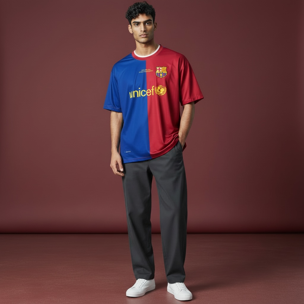 RETRO FCB HOME 2008/09 MESSI 10 JERSEY - Regular Edition