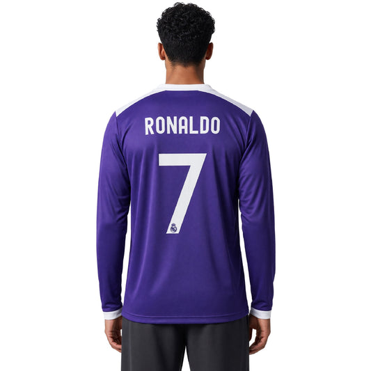 REAL MADRID AWAY 2017 UCL FINAL CR7 FULL SLEEVE JERSEY - Regular Edition