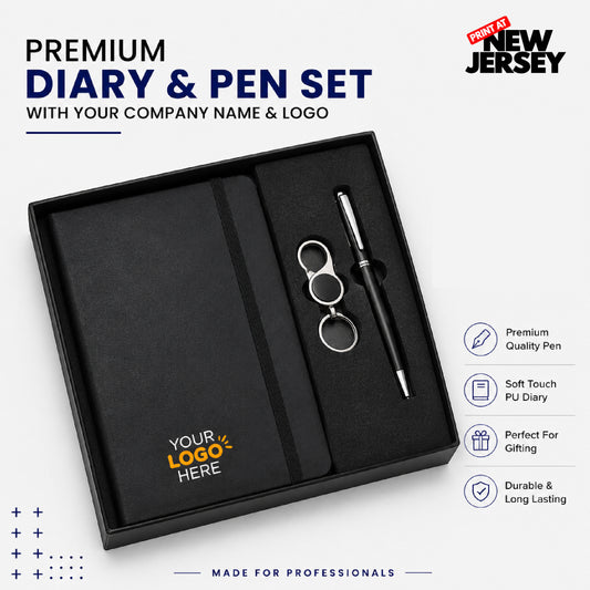 3 in 1 Diary Pen & Keychain Set