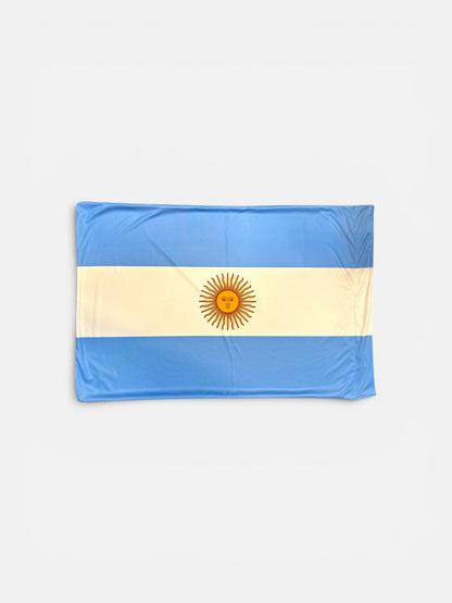 ARGENTINA FLAG WITH POLE INSERT POCKET