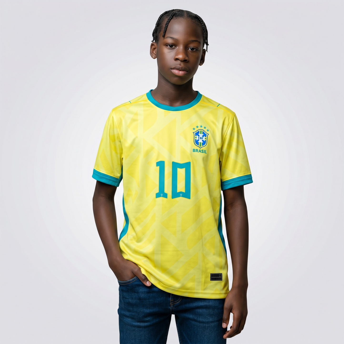 KIDS NEYMAR BRASIL JERSEY 2026 - Regular Edition
