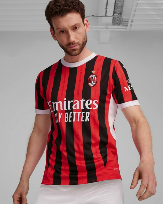 AC Milan Home 24-25 Football Jersey - Premium Stadium Version