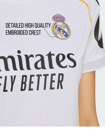 Real Madrid Home 25/26 - Premium Fan Version