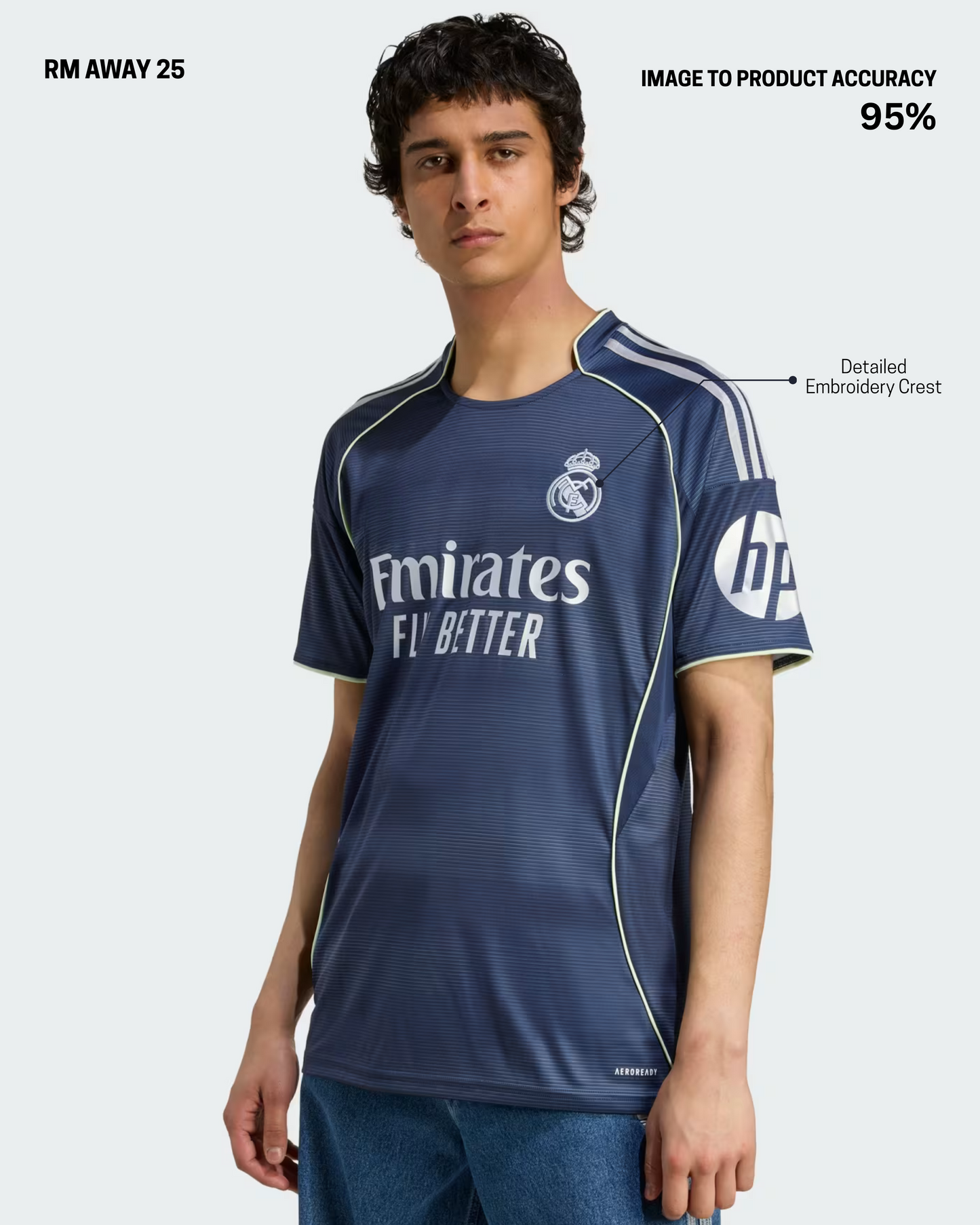 REAL MADRID AWAY 2025/26 - MOISTURE CONTROL JERSEY