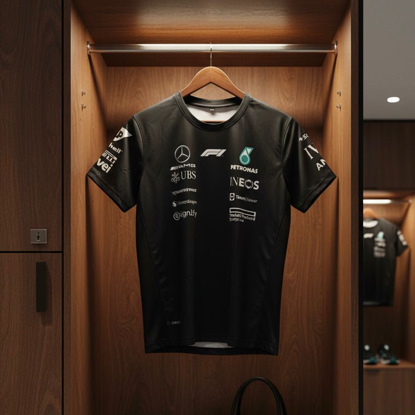 A F1 AMG PETRONAS MERCEDES BENZ 2025 DRY FIT JERSEY
