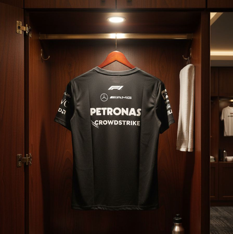 A F1 AMG PETRONAS MERCEDES BENZ 2025 DRY FIT JERSEY