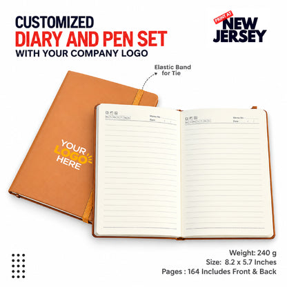 2 in 1 Diary & Pen Corporate Gift Set