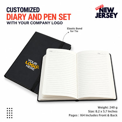 2 in 1 Diary & Pen Corporate Gift Set